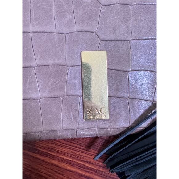 Zac Posen 2014 Fall Collection Leather Clutch Bag. - Picture 4 of 9